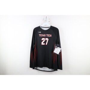 New Under Armour Womens M Sample Texas Tech University Volleyball Jersey Shirt